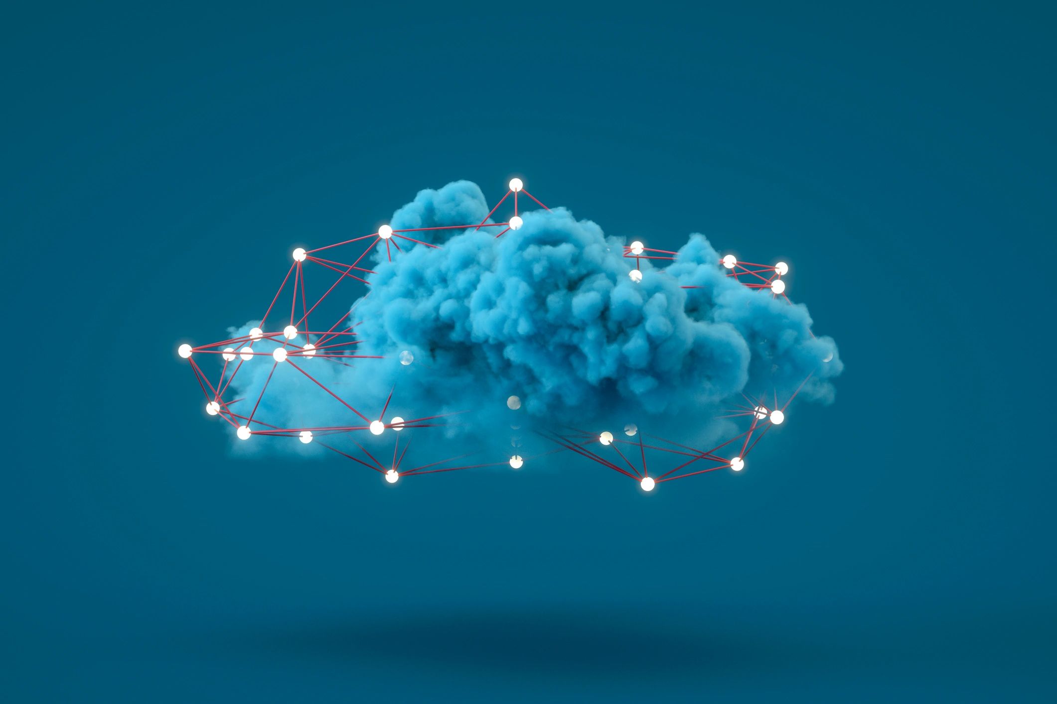 Futuristic technology background representing AI strategy and innovation